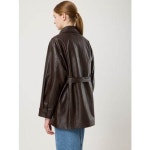 씨씨콜렉트 CC콜렉트 에코 레더 벨티드 자켓 C251PSF152