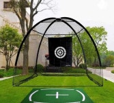 골프연습망 스크린천 풀세트 정원골프 연습망 골프빔 실내 트레이닝