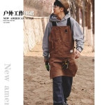 목공 캔버스 앞치마 캠핑 조끼 주방 작업복 낚시