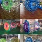 워터 롤러볼 PVC 원형 물놀이 워터롤러볼 수영장 다람쥐통