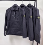 스톤아일랜드 OLD Treatment Brushed Organic Cotton Canvas Overshirt 106WN