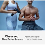 운동선수용 퓨전 프로 딥 티슈 마사지 건 - 이완을 위한 타악기 근육 마사지기 카이로프랙터 바디 Pro