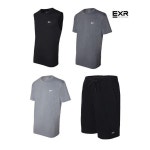 EXR EXR 올라운드 남성 스포츠 상하 세트 티셔츠 하프팬츠 M