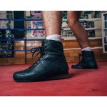 타이틀 복싱 올드 스쿨 가죽 복싱화