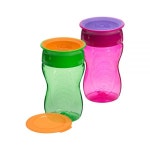 와우컵 와우컵 어린이집 트라이탄 빨대컵 흘림방지 자기주도컵 아기컵 2개 등원 세트 NEW 키즈 스노우 키즈