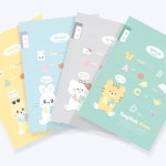 펜피아 어린이집 학원 넓은칸 공용 영어노트10P 영어학원 학교 선물 랜덤 10권동일디자인