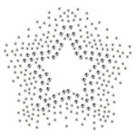 의류리폼 핫픽스 모티브 star-007