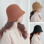 애지중지상점 여성 매쉬 버킷햇 봄 여름 가을 망사 여자 벙거지 중년 엄마 망사 모자 자외선 창모자 1BK H4022 1