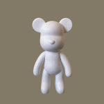 가민 아트토이 베어브릭 피규어 키링 교구 DIY 미술학원 페인팅 클래스 수업 만들기 체험 g 기본형 소형