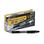 자바펜 자바펜 자바펜 1 0 파워그립 저점도 유성볼펜 검 96개