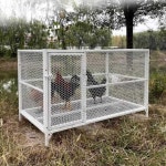 닭장 사육장 오리 높이75 길이60 우리 농장 야외 폭70 케이지 1 거위 철조망