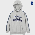 세컨모놀로그 키홀 자수 데이바이데이 스웻 후드 S019