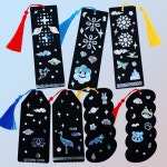 자개공예 나전칠기 만들기 키트 DIY 자개 스티커 책갈피 - 옵션