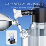 2 5L 핸드 펌프 폼 스프레이어 3가지 노즐 공압 캐논 스노우 세차 병 자동차 유리창 세척