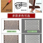 접이식 애완견 펜스 울타리 자바라 대형견 가림막 1 카바이드 밴드 높이35 신축가능120