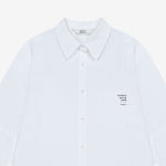 베스띠벨리 레터링 프린트 오버핏 셔츠 BKBAD2411