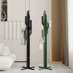 철제 플로어 스탠드옷걸이 인테리어 그린 가정용 선인장
