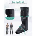 온열 기능이 메드큐어 무선 발 다리 마사지기 운동 후 순환 를 위한 충전식 홈 오피스 체육관용 휴대용 마사지기 부츠 FSA HSA 자격 취득