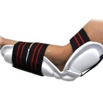 일프로- 팔꿈치팔보호대 G-30 PU 백 2개1조 팔보호대 팔꿈치 보호대 태권도 합기도 검도 격투기 운동용품 M M 1개