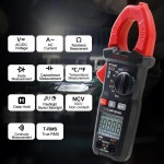 600A AC 클램프 미터 4000 카운트 AC DC 트루 RMS 디지털 멀티미터 CAT III 안전성 데이터 보류 백라이트 온도 센서 - 전기 AC Current