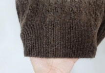 보드미 니트 티니 U넥 꽈배기 캐시 반팔 니트 od220825