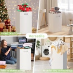 초강력 골판지 일회용 쓰레기통 재사용 초대형 쓰레기통 4팩 30갤런 30 H x 14 W D 재활용 흰색