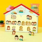 DIY 유니아트 우리가족 소개퍼즐 W045 저금통 만들기