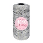 모모 털실나라 Momo 모모얀 45색 PP사 고급실 가방뜨기좋은실 52 골드연그레이 1개