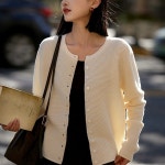 스윗트리 간절기 심플 기본 니트 가디건 j1079