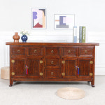 다한수제고가구 다한수제고가구 원목 5서랍 머릿장 1500 엔틱