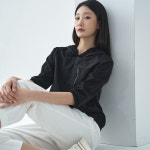 지센 2컬러 우븐패치 포켓 후드 티셔츠 LCTSO338 1333909