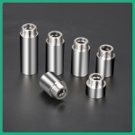 스테인레스 스틸 연장 피팅 1 2 3 4 BSP Minyak Konektor Udar