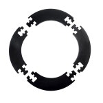 상표 혁신 다트보드 프로텍터 검은색 두께 1 EVA 폼 28 3 OD 17 7 ID 리버서블 4피스 백보드