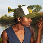 코디스 베이스 낚시 모자 - 유쾌한 참신함 모자 낚시꾼 아빠 생선 애호가를 위한 완벽한 개그 선물 Bass Medium