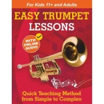 초보자를 위한 쉬운 트럼펫 레슨 간단한 것부터 복잡한 것까지 빠른 교육 방법 이론과 실습 오디오 반주 제공