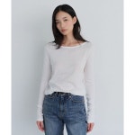 매장정품 유라고 URAGO Slim boatneck t-shirt 240916 138366