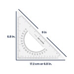 삼각형 세트 10 30 60 45 90 8 Inches 2 Pack