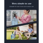 5갤런 병용 레드색 충전식 정수기 펌프 전기 USB-C 대형 유량 물통 디스펜서 캠핑 홈 오피스용 휴대용 자동 잠수식 병 펌프 무음 작동