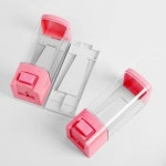 물비누 디스펜서 2구 타공 손세정제 욕실 샤워부스