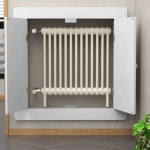 보일러 분배기 방수 x 이중문 커스텀 라디에이터 가리개 커버 덮개 커스텀