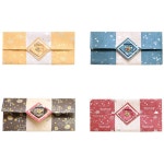 명절 아동 어르신 종이접기 전통문양 복돈봉투 만들기 10인 자유놀이 교육교구 DIY 취미 빨강색