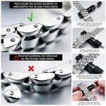 탁소 여성 드레스 시계 우아한 방수 여성용 날짜 큰 아라비아 숫자 투 톤 스테인리스 스틸 아날로그 쿼츠 작은 손목시계 Reloj Mujer All