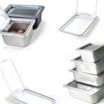 KCO 편리한 사이즈 4분의1 밧드 오픈 뚜껑 스텐 29WAC1F50O