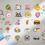 패브릭 전용 열부착 디자인 자수 패치 미니 MN