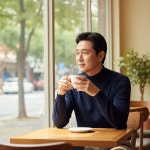 인디안 솔리드 하프넥 니트 MUEBH4F8201