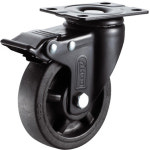 내열바퀴 경하중용내열바퀴제과제빵 유리제조내열바퀴 버섯공장바퀴 열바퀴 도 4 브레이크 1개 C1-200