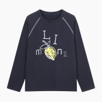 베네통 픽셀 레몬 래글런 티셔츠 BATSG6561