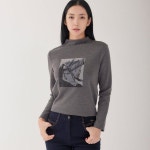 지센 원포인트 반넥 긴팔 티셔츠 LCTSOA27