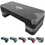 에브리마일 에어로빅 운동 스텝 운동용 조절 가능한 스테퍼 스텝 플랫폼 업 박스 26 5 데크 4 u201D 6 8 높이 상승기 여성 홈 헬스장 피트니스