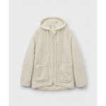 몽돌 오픈 칼라 스웨이드 하프 자켓 브라운 MDJK042BROWN